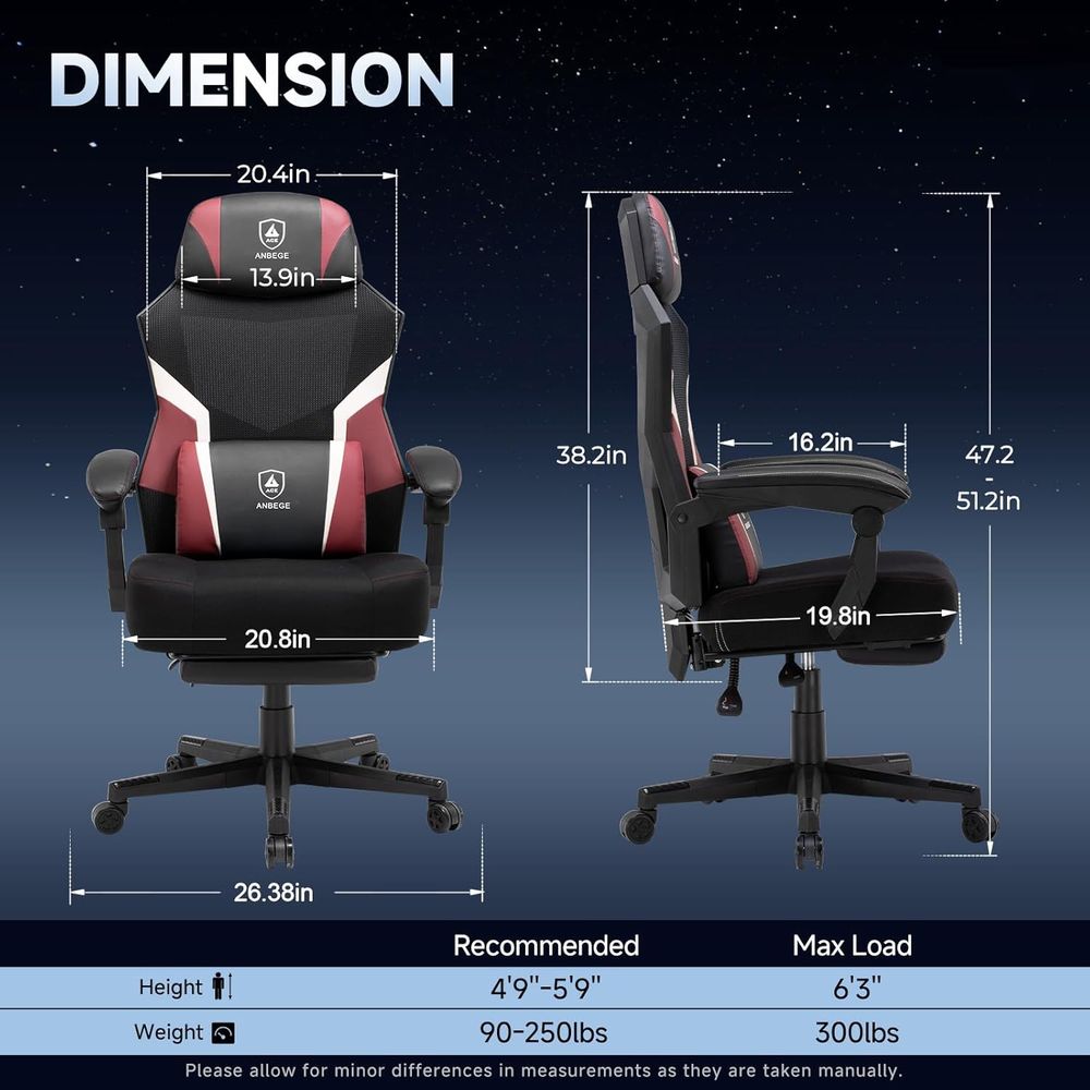 Ergonomische mesh-videogamings - Video Gaming & Esports Usd Acc recensie en prijs