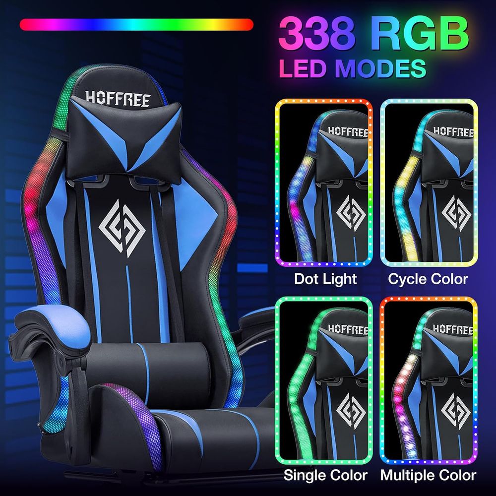 LED-gamingstoel met massage RG - Video Gaming & Esports Usd Acc recensie en prijs